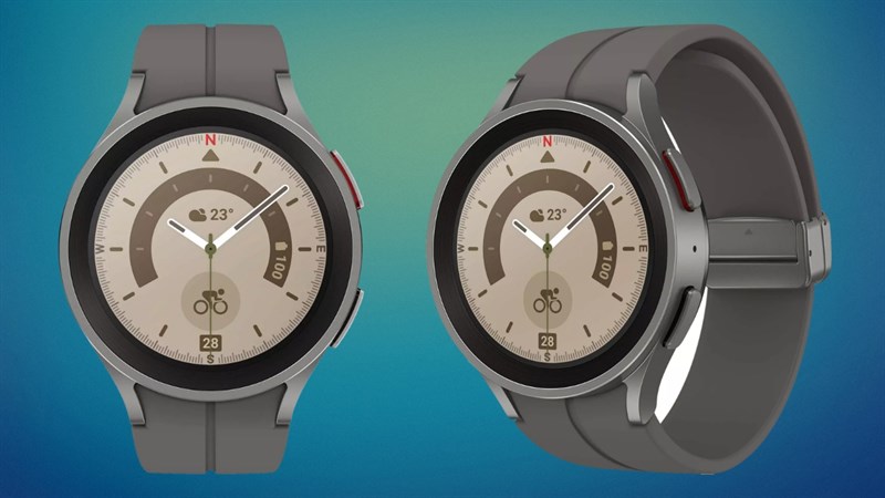Galaxy Watch 5 và Watch 5 Pro lộ ảnh render cùng thông số kỹ thuật
